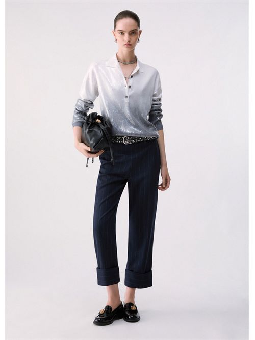 Polo dégradé con paillettes LIU JO | WF6179MS49I/L9205
